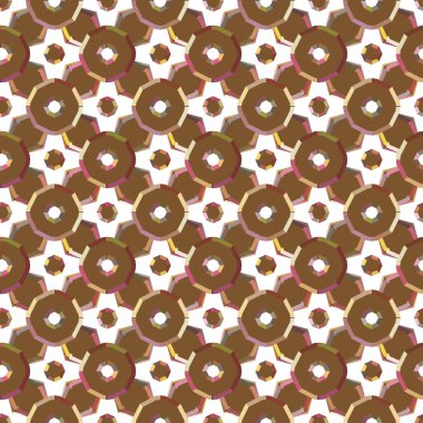 Modern geometrik vektör tasarımı, kusursuz desen çizimi