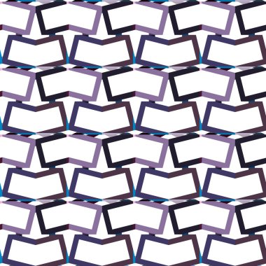 Modern geometrik vektör tasarımı, kusursuz desen çizimi