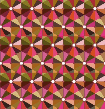 Modern geometrik vektör tasarımı, kusursuz desen çizimi