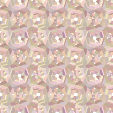 Modern geometrik vektör tasarımı, kusursuz desen çizimi