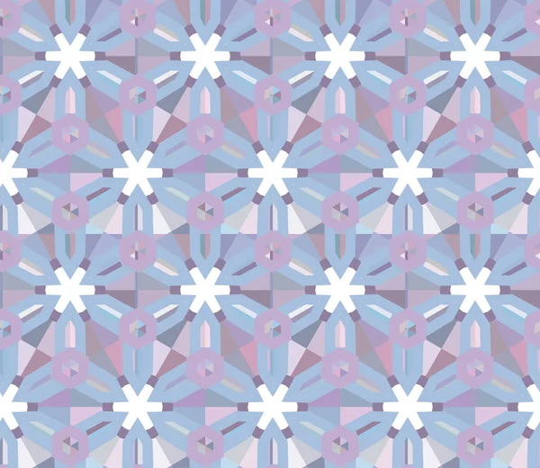 Nahtlose Geometrische Ornamentale Muster Abstrakte Illusion Hintergrund — Stockvektor