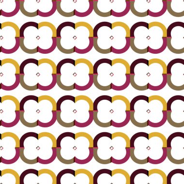 Modern geometrik vektör tasarımı, kusursuz desen çizimi