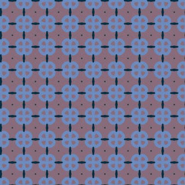 Soyut arkaplan ile kusursuz geometrik süsleme deseni