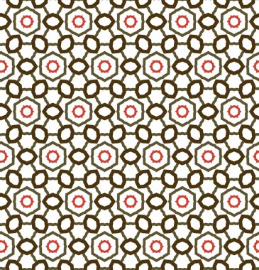 Soyut arkaplan ile kusursuz geometrik süsleme deseni