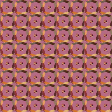 Modern geometrik vektör tasarımı, kusursuz desen çizimi