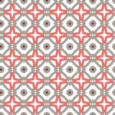 Modern geometrik vektör tasarımı, kusursuz desen çizimi