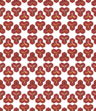 Modern geometrik vektör tasarımı, kusursuz desen çizimi