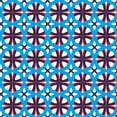 Kusursuz geometrik süslemeli desen, soyut illüzyon arka planı   