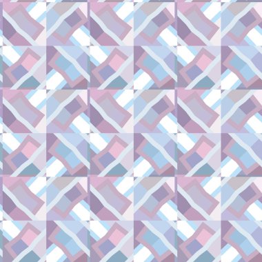 Modern geometrik vektör tasarımı, kusursuz desen çizimi