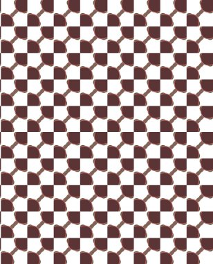 Modern geometrik vektör tasarımı, kusursuz desen çizimi