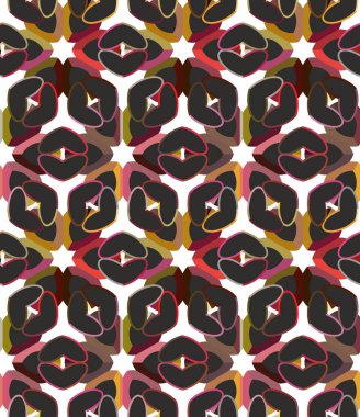 Kusursuz desen kumaş arkaplan, soyut süs baskısı