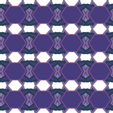 Kusursuz geometrik süslemeli desen, soyut illüzyon arka planı