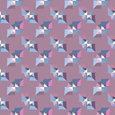 Üçgenli geometrik soyut desen, vektör arkaplan