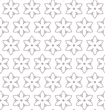 Modern geometrik vektör tasarımı, kusursuz desen çizimi