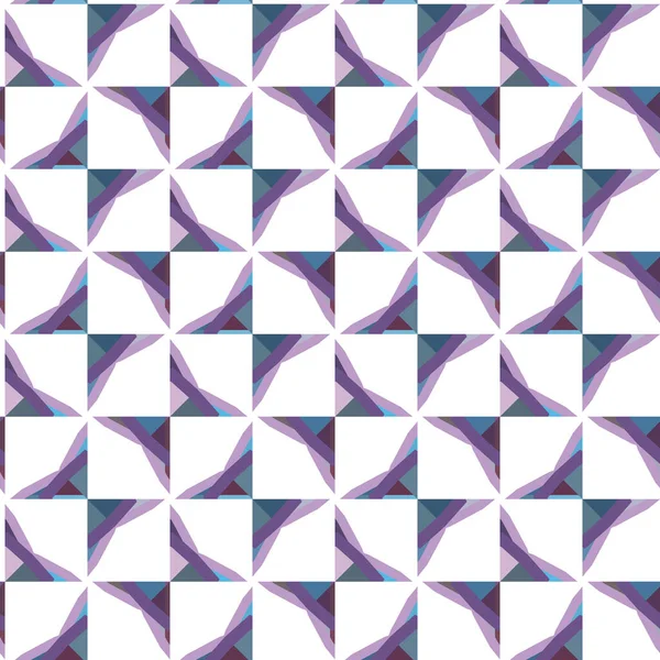 Naadloos Geometrisch Ornamentspatroon Abstracte Illusie Achtergrond — Stockvector