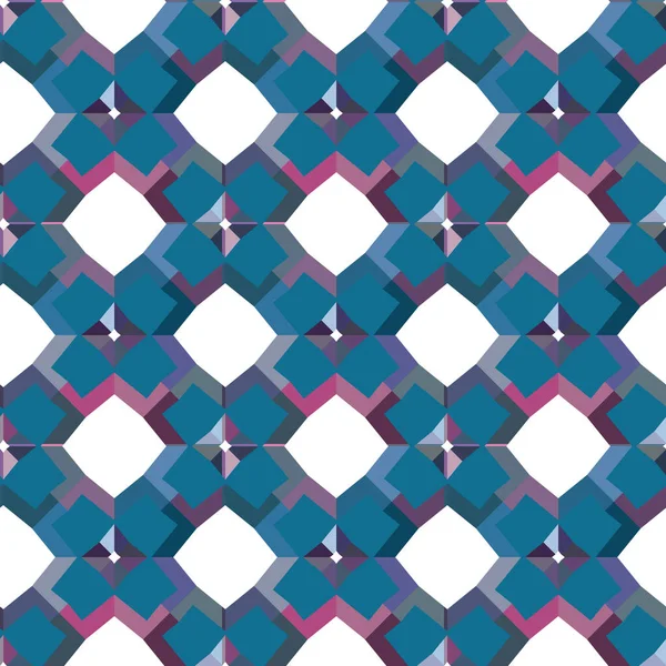 Patrón Ornamental Geométrico Sin Costuras Fondo Ilusión Abstracta — Archivo Imágenes Vectoriales