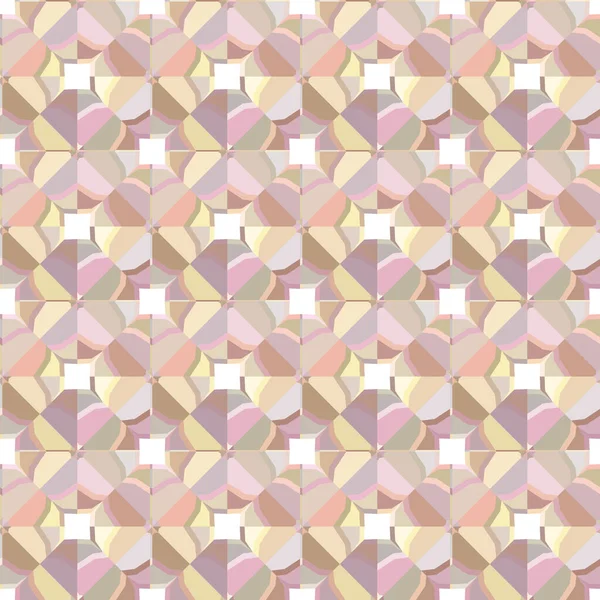 Nahtlose Geometrische Ornamentale Muster Abstrakte Illusion Hintergrund — Stockvektor