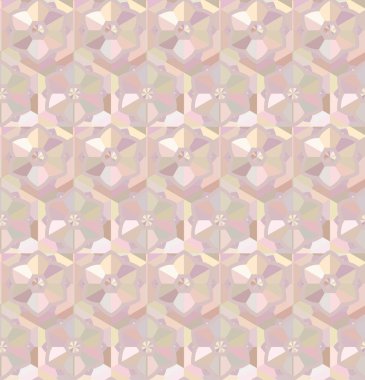 Soyut geometrik şablonun vektör çizimi