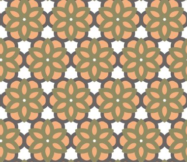 Soyut geometrik şablonun vektör çizimi