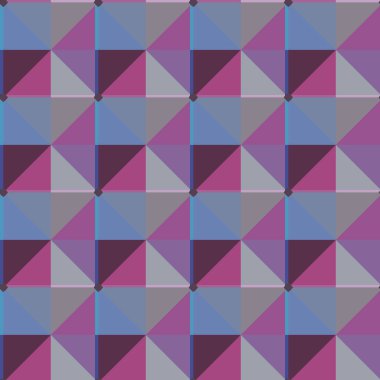 Modern geometrik vektör tasarımı, kusursuz desen çizimi