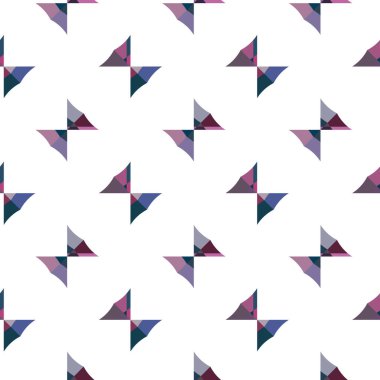 Modern geometrik vektör tasarımı, kusursuz desen çizimi