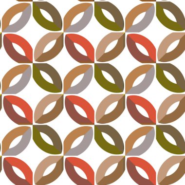 Soyut arkaplan ile kusursuz geometrik süsleme deseni