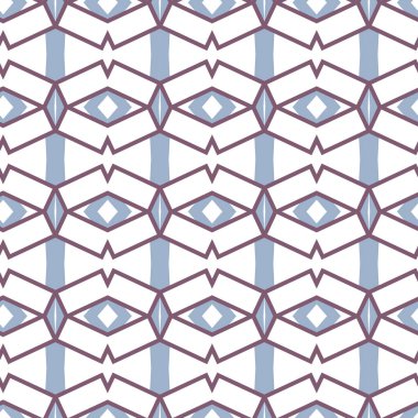 Modern geometrik vektör tasarımı, kusursuz desen çizimi