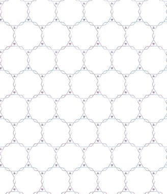 Modern geometrik vektör tasarımı, kusursuz desen çizimi