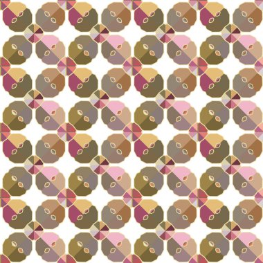 Modern geometrik vektör tasarımı, kusursuz desen çizimi