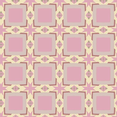 Modern geometrik vektör tasarımı, kusursuz desen çizimi