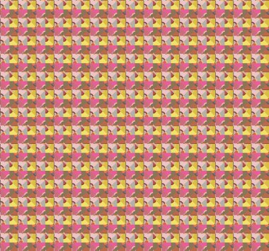 Kusursuz geometrik süslemeli desen, soyut illüzyon arka planı   