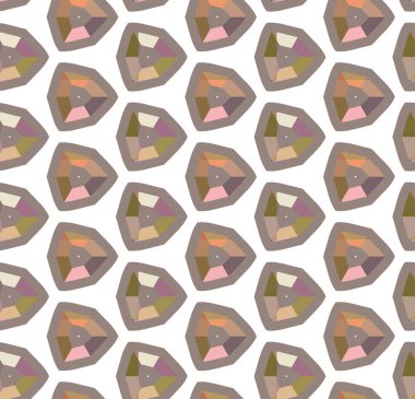 Modern geometrik vektör tasarımı, kusursuz desen çizimi