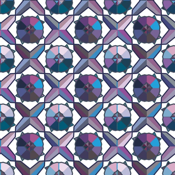 Бесшовный Геометрический Орнамент Абстрактный Фон Иллюзии — стоковый вектор