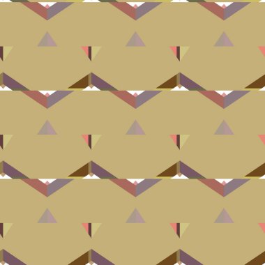 Modern geometrik vektör tasarımı, kusursuz desen çizimi