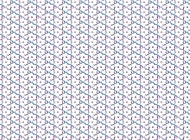Modern geometrik vektör tasarımı, kusursuz desen çizimi