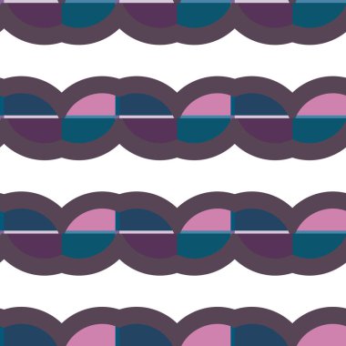 Modern geometrik vektör tasarımı, kusursuz desen çizimi