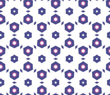 Modern geometrik vektör tasarımı, kusursuz desen çizimi