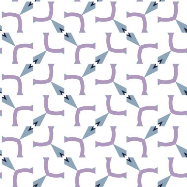 Modern geometrik vektör tasarımı, kusursuz desen çizimi