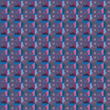 Modern geometrik vektör tasarımı, kusursuz desen çizimi