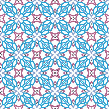 soyut süslemeli baskı, kusursuz desenli kumaş arkaplan