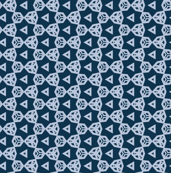 Motif Ornemental Géométrique Sans Couture Fond Illusion Abstraite — Image vectorielle