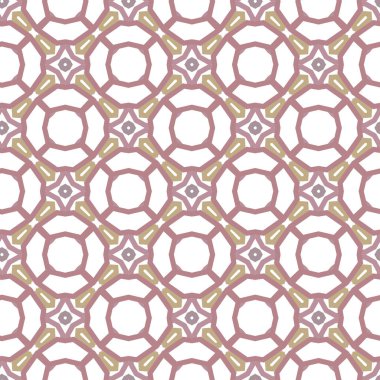 Modern geometrik vektör tasarımı, kusursuz desen çizimi