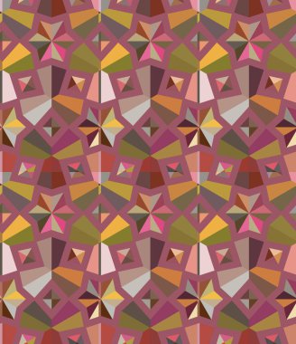 Modern geometrik vektör tasarımı, kusursuz desen çizimi