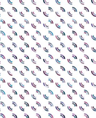 Soyut arkaplan ile kusursuz geometrik süsleme deseni