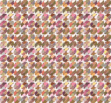 Modern geometrik vektör tasarımı, kusursuz desen çizimi