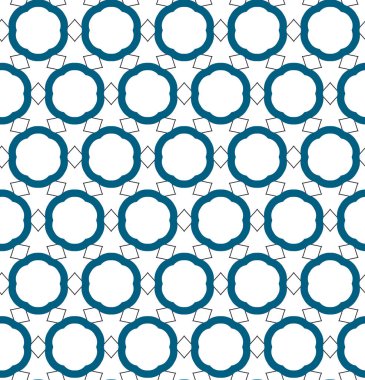 Modern geometrik vektör tasarımı, kusursuz desen çizimi