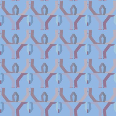 soyut süslemeli baskı, kusursuz desenli kumaş arkaplan