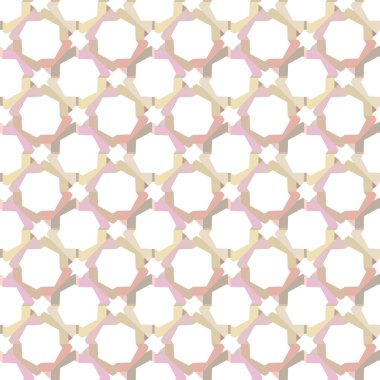 Kusursuz geometrik süslemeli desen, soyut illüzyon arka planı