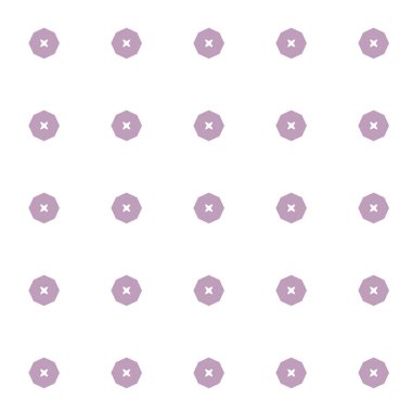 soyut geometrik model vektör çizimi