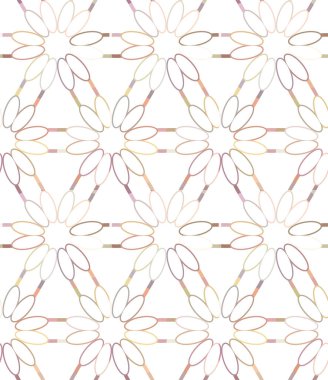 Modern geometrik vektör tasarımı, kusursuz desen çizimi